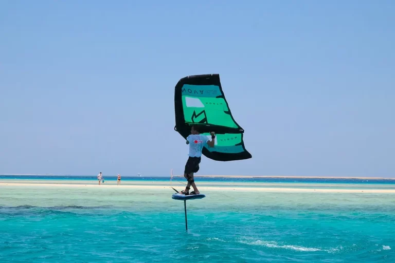 Planet Allsports Surf and Wingfoil School Soma Bay Egypt Caribbean World Resort twisted jump Felix Quadfaß